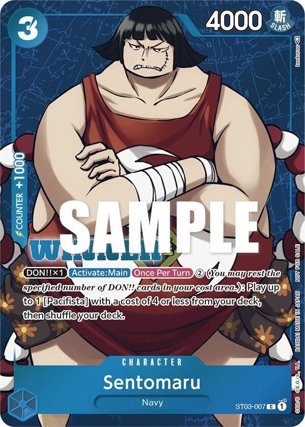 One Piece TCG Sentomaru ST03-007 WINNER NM English