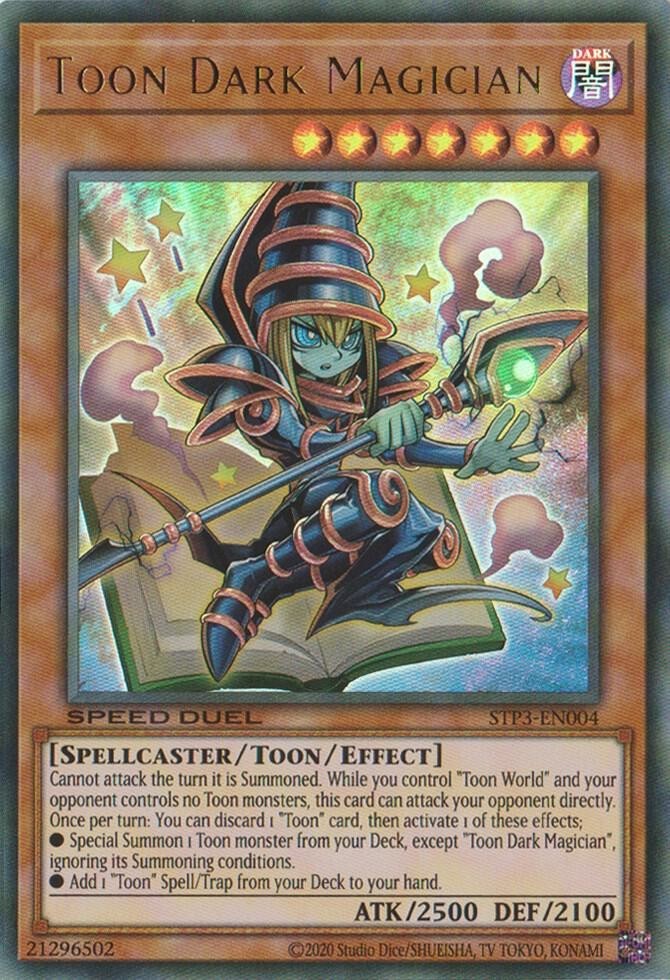 Yugioh Toon Dark Magician STP3-EN004 Ultra Rare NM English