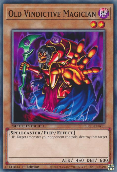 Yugioh Old Vindictive Magician STP4-EN002 Ultra Rare NM English