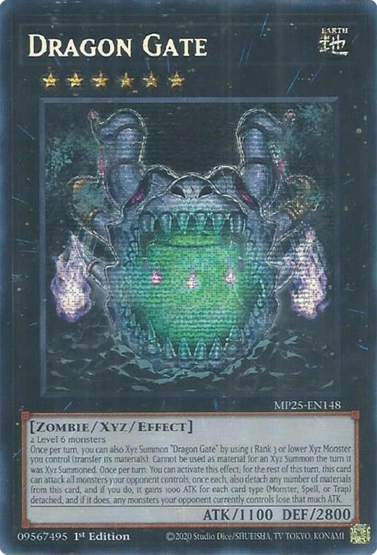 Yugioh Dragon Gate MP25-EN148 Prismatic Secret Rare NM English