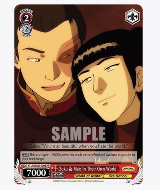 Weiss Schwarz Zuko & Mai: In Their Own World ATLA/WX04-109S PR Foil NM English