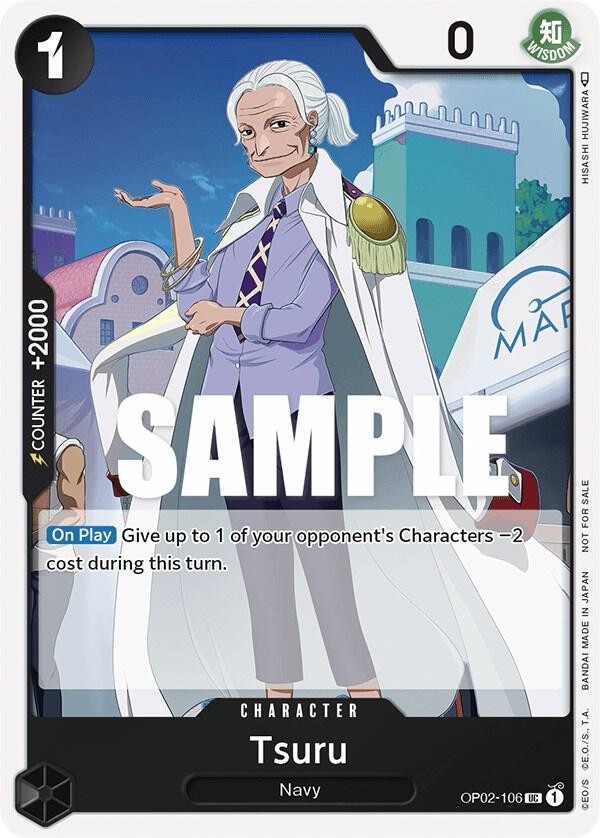 One Piece TCG Tsuru OP02-106 Dash Pack NM English