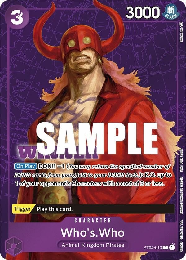 One Piece TCG Who's.Who ST04-010 WINNER NM English