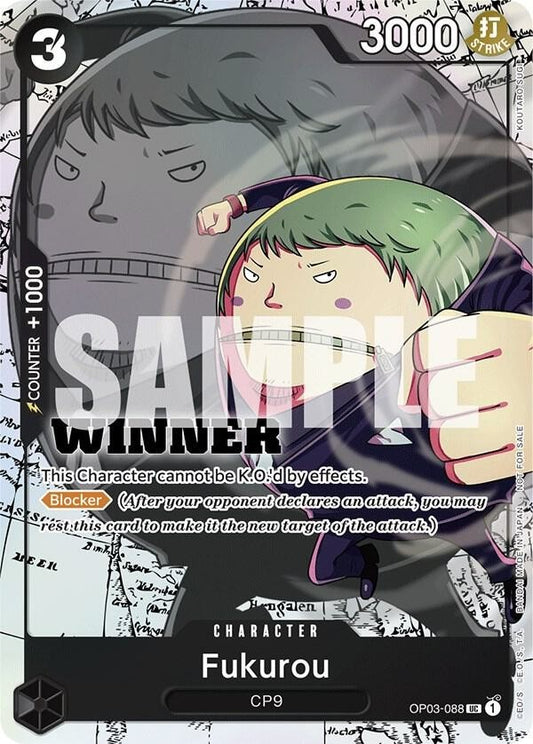 One Piece TCG Fukurou OP03-088 WINNER NM English