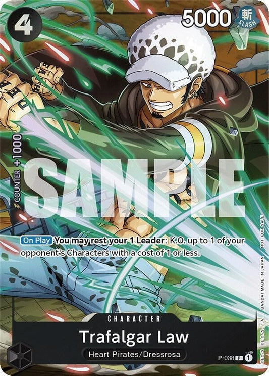 One Piece TCG Trafalgar Law P-038 Event Pack Vol. 4 NM English