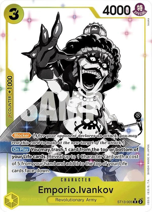 One Piece TCG Emporio.Ivankov ST13-005 Parallel ALT NM English