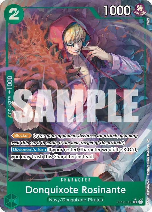 One Piece TCG Donquixote Rosinante OP05-030 Parallel ALT PRB02 NM English