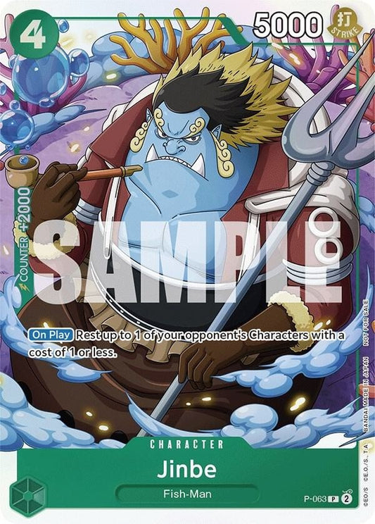 One Piece TCG Jinbe P-063 Event Pack Vol. 4 NM English