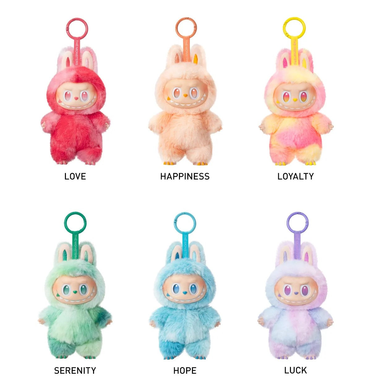 POP MART LABUBU The Monsters Big Into Energy Vinyl Plush Pendant Blind Box
