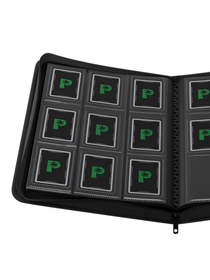 Collector's Series Top Loader Zip Binder - 9 Pocket - Black