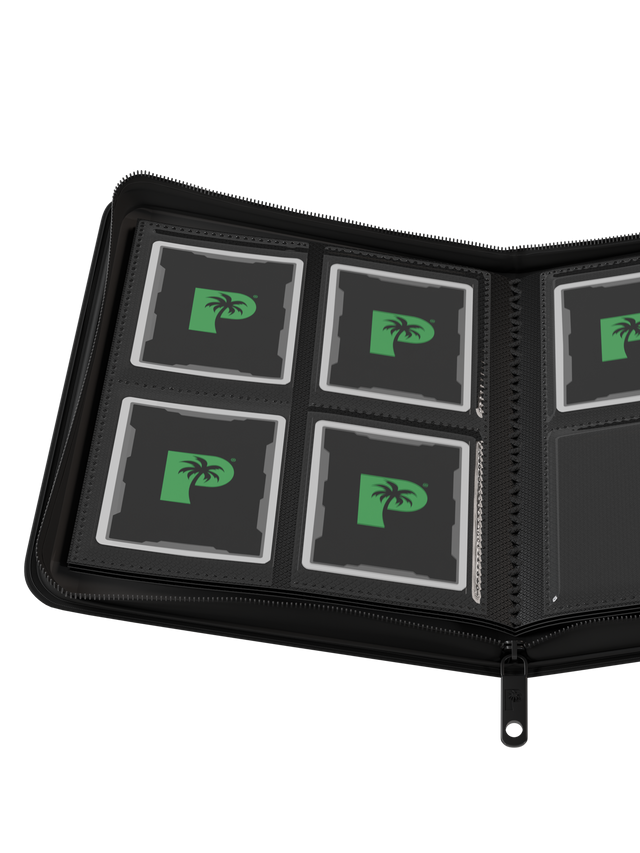 Collector's Series 4 Pocket Zip Binder - Black