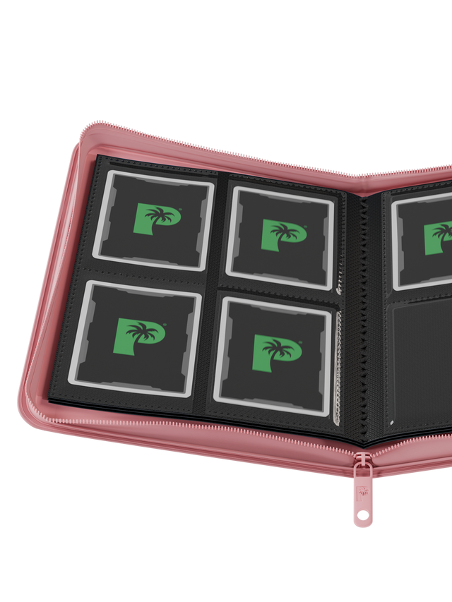 Collector's Series 4 Pocket Zip Binder - Pink