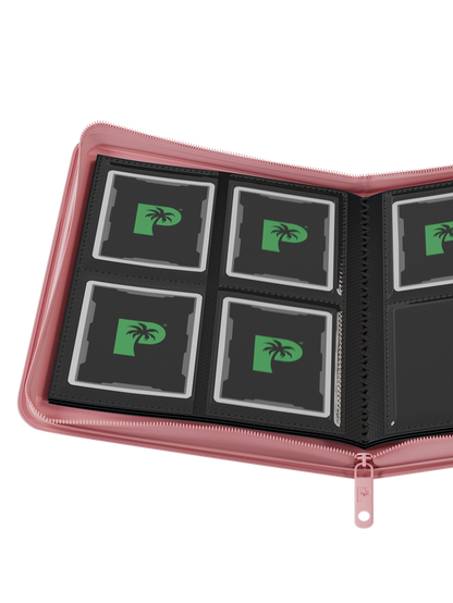 Collector's Series 4 Pocket Zip Binder - Pink