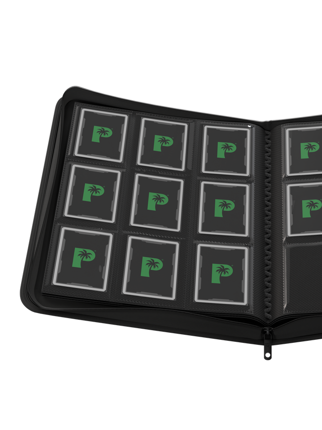 Collector's Series 9 Pocket Zip Binder - Black