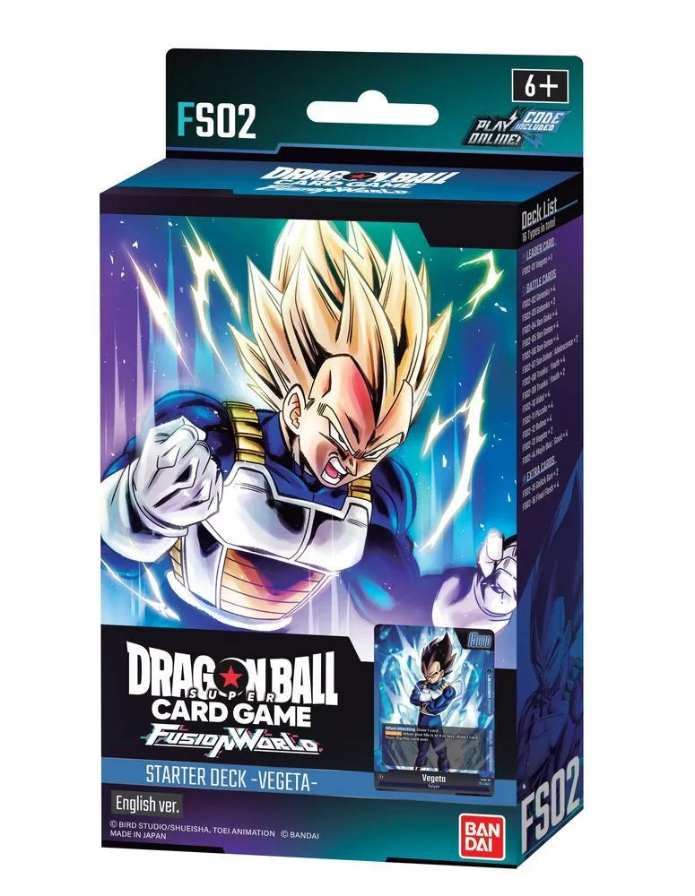 Dragon Ball Super Fusion World FS02 Vegeta Starter Deck [Sealed]